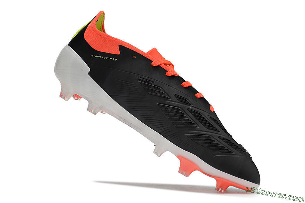 Adidas Predator Elite FG Firm Ground Soccer Cleats - Black/White/Pink 4
