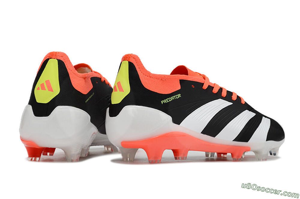 Adidas Predator Elite FG Firm Ground Soccer Cleats - Black/White/Pink 6