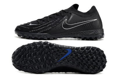 Nike Phantom GX 2 Elite TF Artificial Turf Soccer Shoes - Black/White/Blue