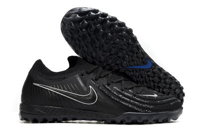 Nike Phantom GX 2 Elite TF Artificial Turf Soccer Shoes - Black/White/Blue