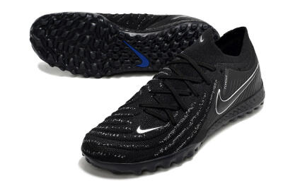 Nike Phantom GX 2 Elite TF Artificial Turf Soccer Shoes - Black/White/Blue