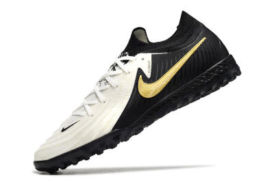 Nike Phantom GX 2 Elite TF Artificial Turf Soccer Shoes - White/Black/Gold