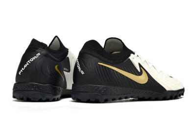Nike Phantom GX 2 Elite TF Artificial Turf Soccer Shoes - White/Black/Gold