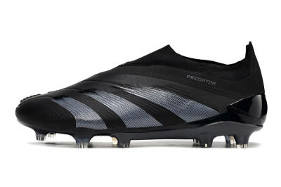 Adidas Predator Elite Laceless FG Firm Ground Soccer Cleats - Black/Jade/Red