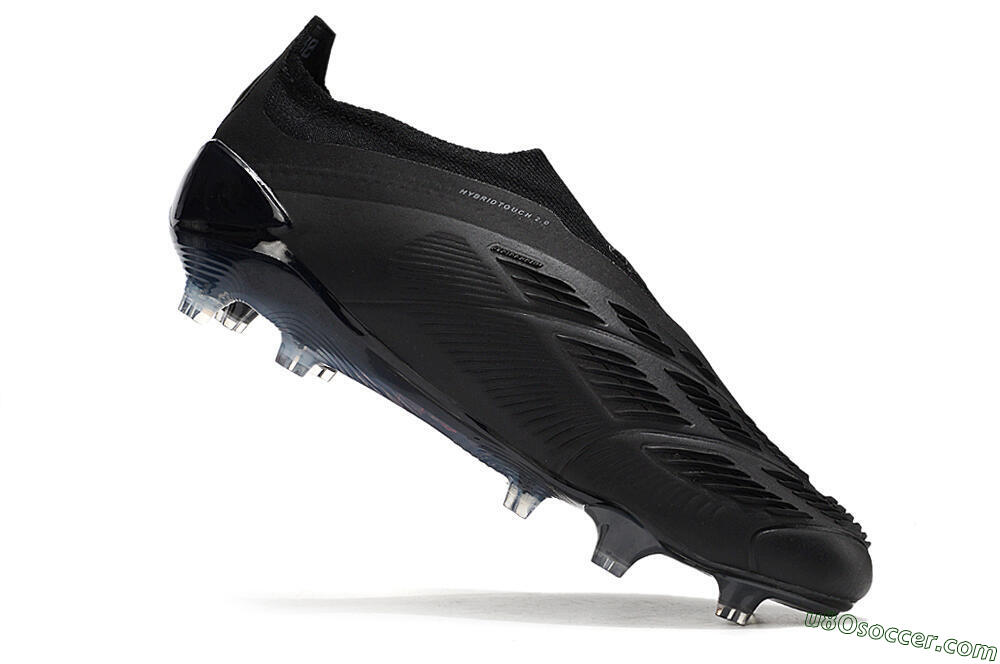 Adidas Predator Elite Laceless FG Firm Ground Soccer Cleats - Black/Jade/Red 4