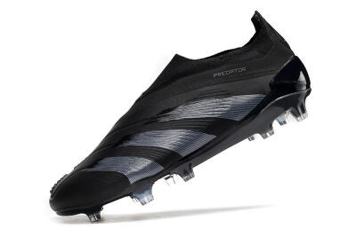 Adidas Predator Elite Laceless FG Firm Ground Soccer Cleats - Black/Jade/Red