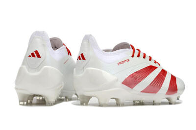 Adidas Predator Elite FG Firm Ground Soccer Cleats - White/Red