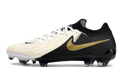 Nike Phantom Luna Elite NU FG Firm Ground Soccer Cleats - White/Black/Gold