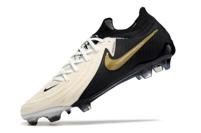 Nike Phantom Luna Elite NU FG Firm Ground Soccer Cleats - White/Black/Gold