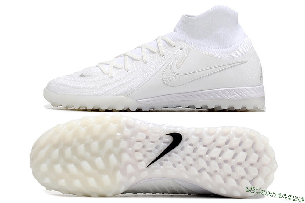 Nike Phantom Luna Elite NU TF Artificial Turf Soccer Shoes - White/Black 0