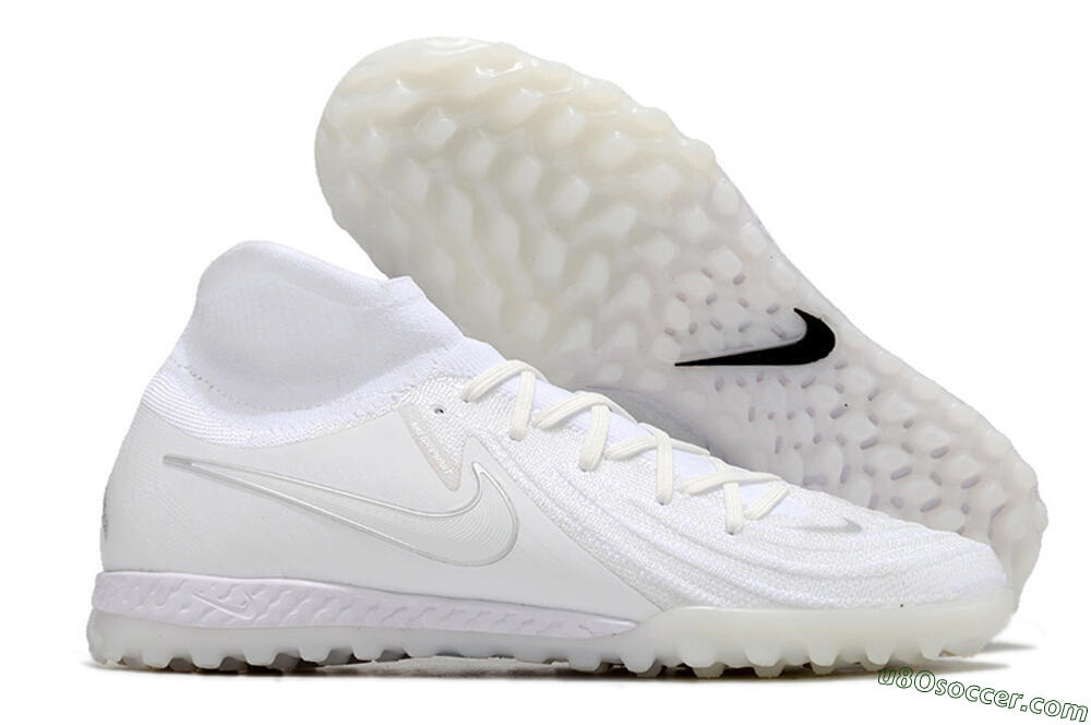 Nike Phantom Luna Elite NU TF Artificial Turf Soccer Shoes - White/Black 1