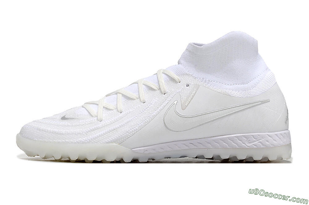 Nike Phantom Luna Elite NU TF Artificial Turf Soccer Shoes - White/Black 2