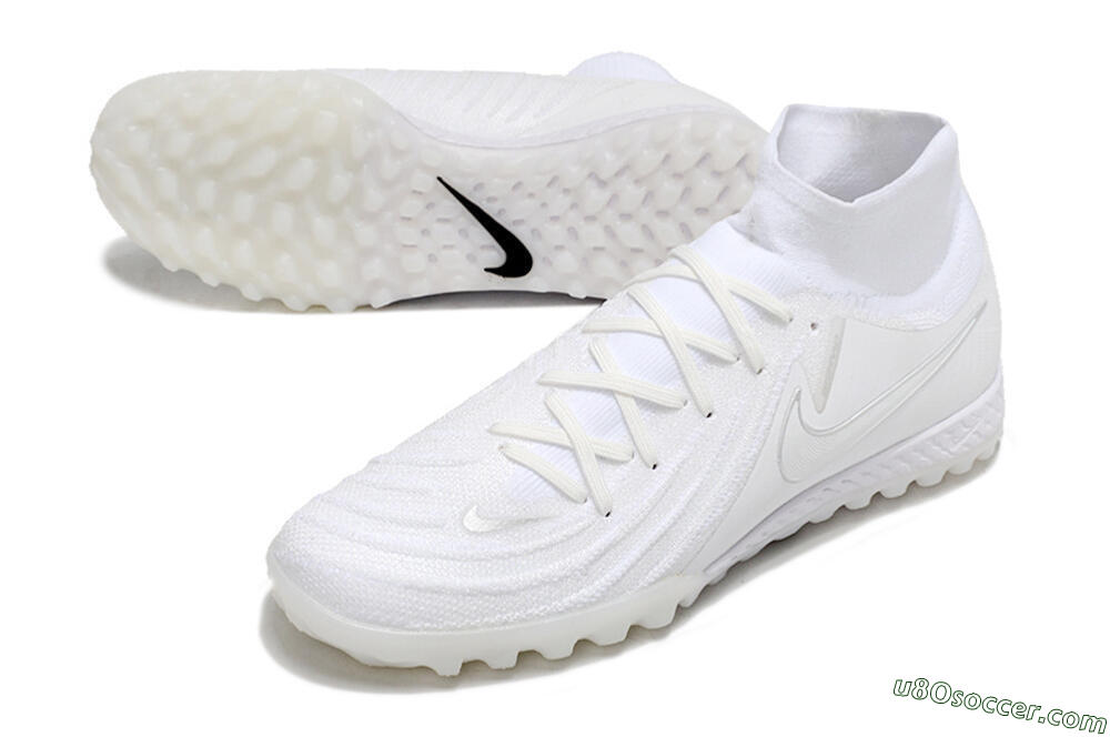 Nike Phantom Luna Elite NU TF Artificial Turf Soccer Shoes - White/Black 3