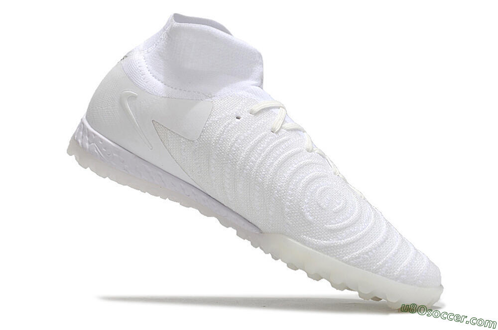 Nike Phantom Luna Elite NU TF Artificial Turf Soccer Shoes - White/Black 4