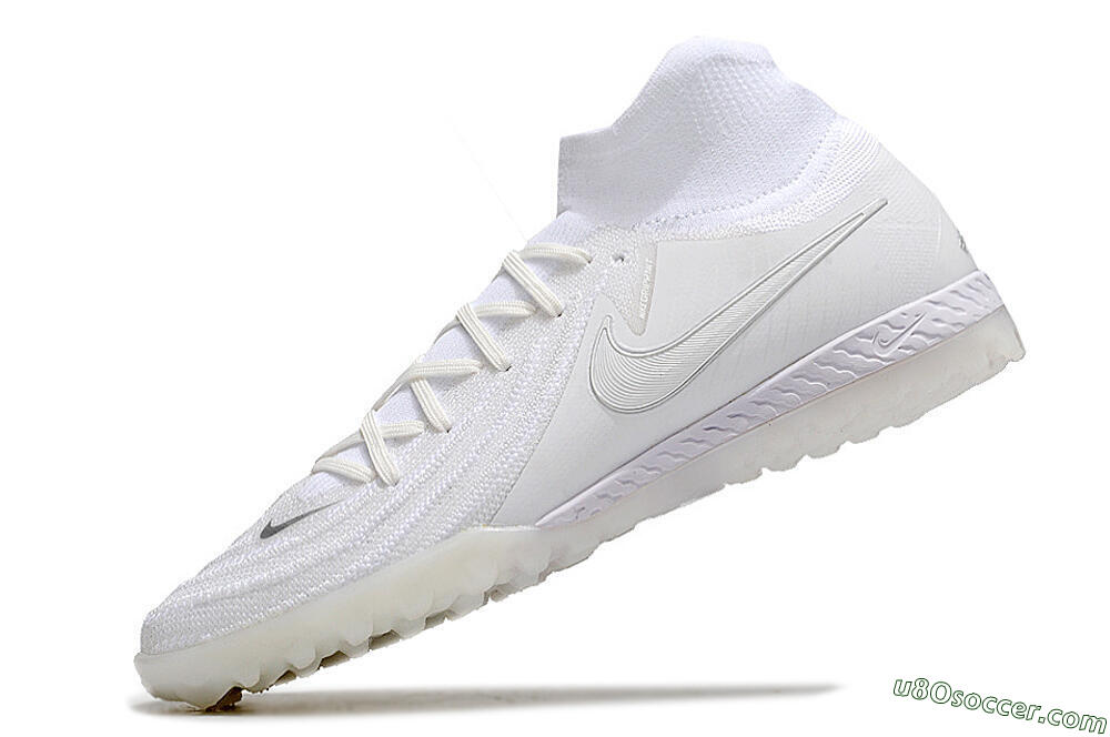 Nike Phantom Luna Elite NU TF Artificial Turf Soccer Shoes - White/Black 5