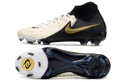 Nike Phantom Luna Elite NU FG Firm Ground Soccer Cleats - White/Black/Gold
