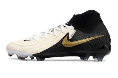 Nike Phantom Luna Elite NU FG Firm Ground Soccer Cleats - White/Black/Gold