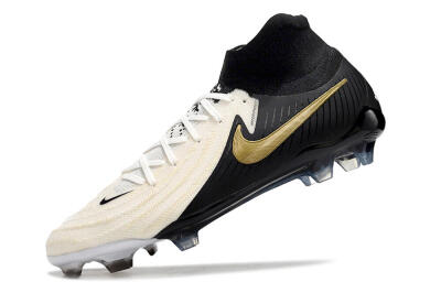 Nike Phantom Luna Elite NU FG Firm Ground Soccer Cleats - White/Black/Gold