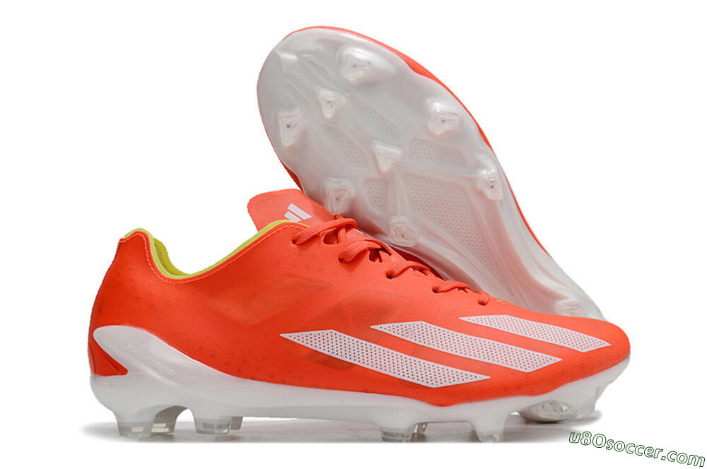 Adidas X Crazylight+ FG Firm Ground Soccer Cleats - Red/White/Yellow 1