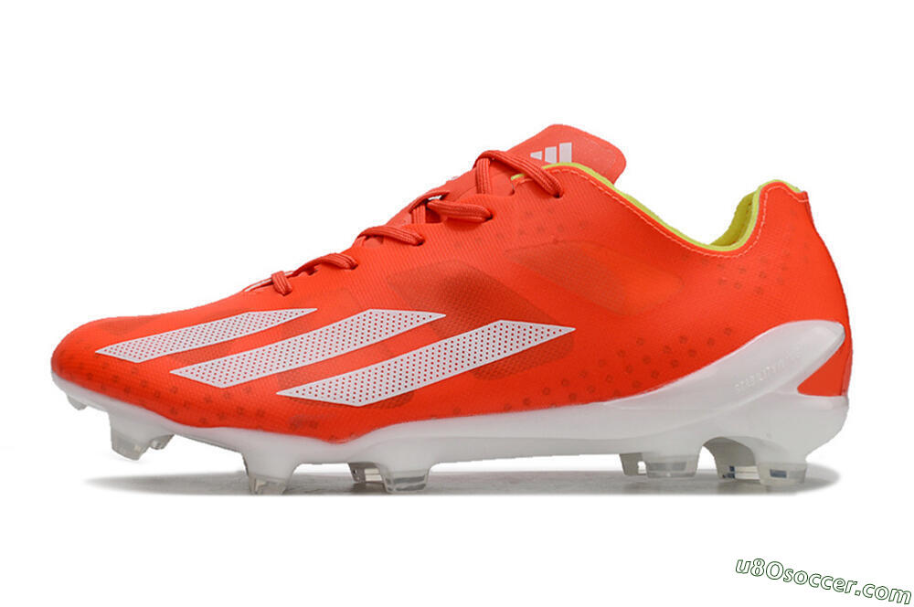 Adidas X Crazylight+ FG Firm Ground Soccer Cleats - Red/White/Yellow 2