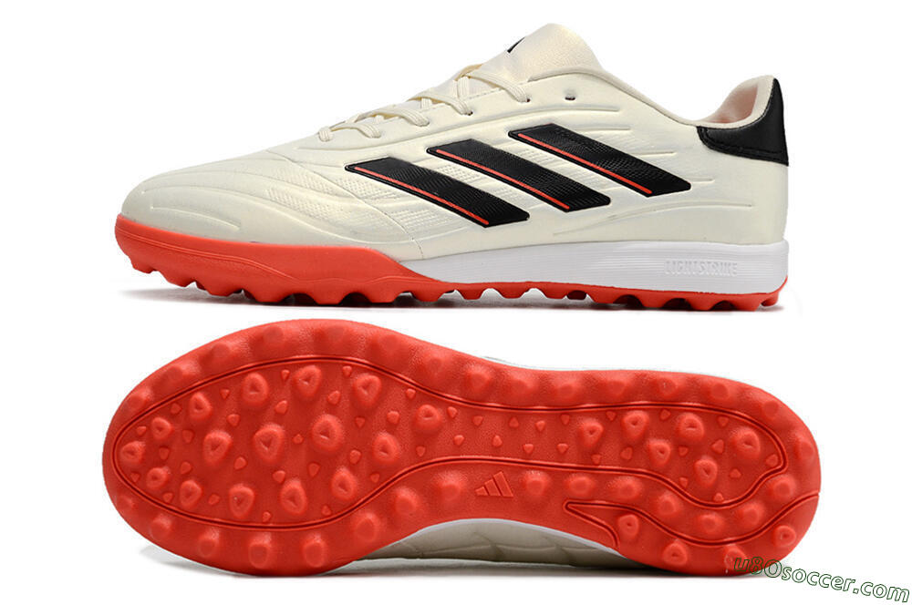 Adidas Copa Pure.3 TF Artificial Turf Soccer Shoes - White/Black/Red 0
