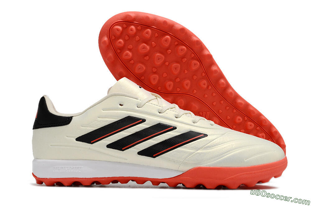 Adidas Copa Pure.3 TF Artificial Turf Soccer Shoes - White/Black/Red 1