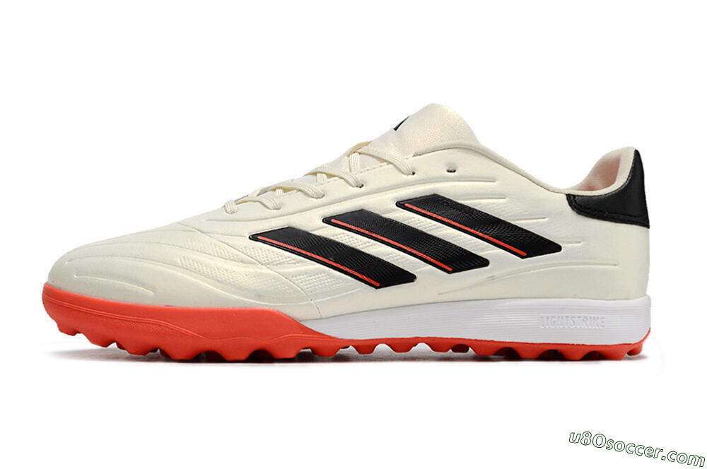 Adidas Copa Pure.3 TF Artificial Turf Soccer Shoes - White/Black/Red 2