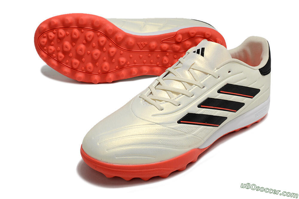 Adidas Copa Pure.3 TF Artificial Turf Soccer Shoes - White/Black/Red 3