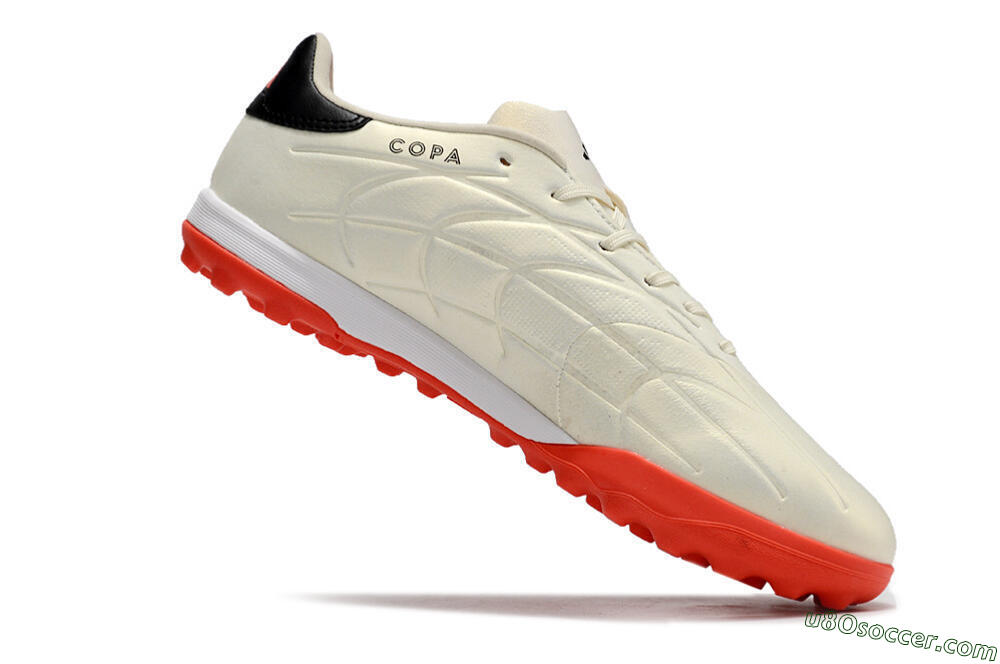 Adidas Copa Pure.3 TF Artificial Turf Soccer Shoes - White/Black/Red 4
