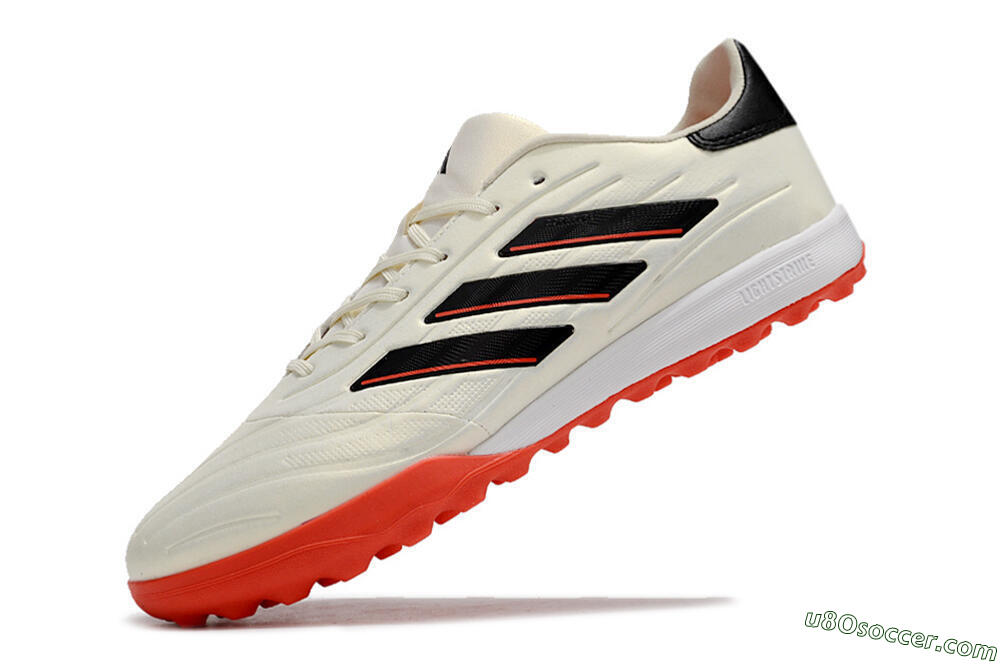 Adidas Copa Pure.3 TF Artificial Turf Soccer Shoes - White/Black/Red 5