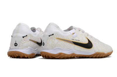 Nike Tiempo Legend 10 Pro TF Artificial Turf Soccer Shoes - White/Gold/Black