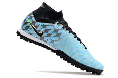 Nike Air Zoom Mercurial Superfly 9 Elite TF Artificial Turf Soccer Shoes - Blue/White/Black