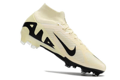 Nike Air Zoom Mercurial Superfly 9 Elite FG Firm Ground Soccer Cleats - Beige/Black