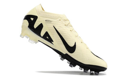 Nike Air Zoom Mercurial Vapor 15 Elite AG Artificial Grass Soccer Cleats - Beige/Black