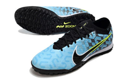 Nike Air Zoom Mercurial Vapor 15 Elite TF Artificial Turf Soccer Shoes - Blue/White/Black