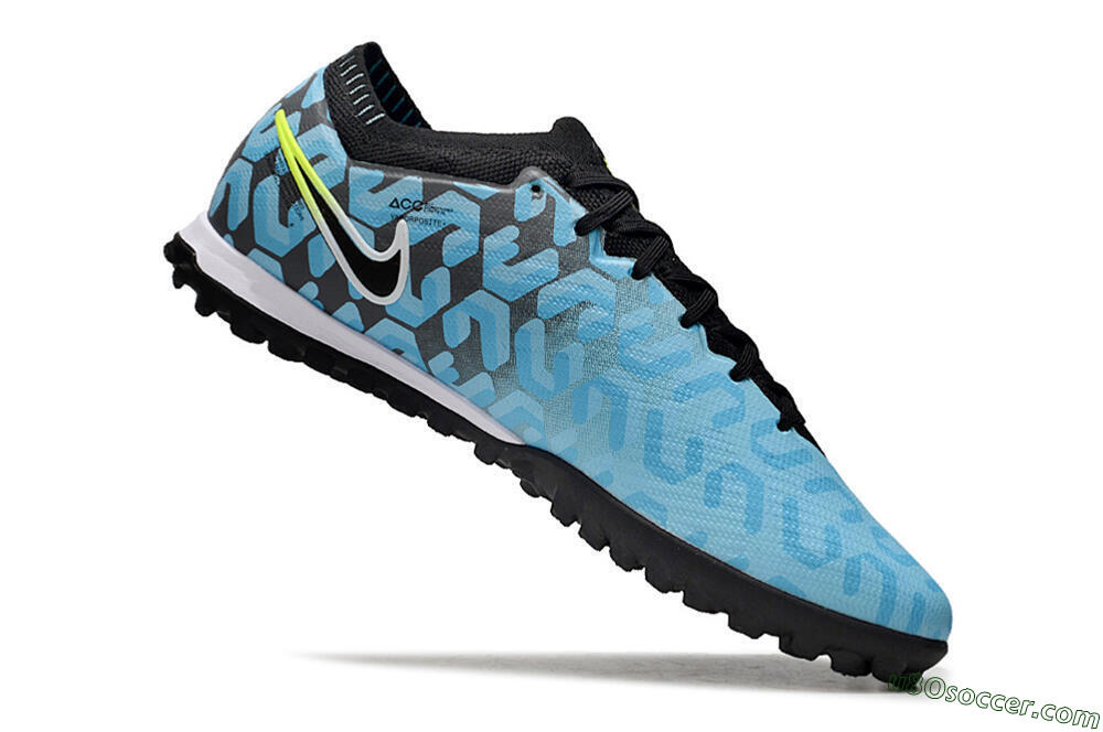 Nike Air Zoom Mercurial Vapor 15 Elite TF Artificial Turf Soccer Shoes - Blue/White/Black 4