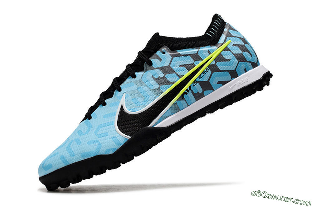 Nike Air Zoom Mercurial Vapor 15 Elite TF Artificial Turf Soccer Shoes - Blue/White/Black 5