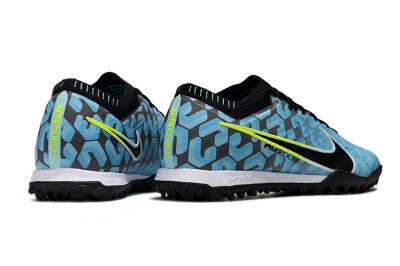 Nike Air Zoom Mercurial Vapor 15 Elite TF Artificial Turf Soccer Shoes - Blue/White/Black