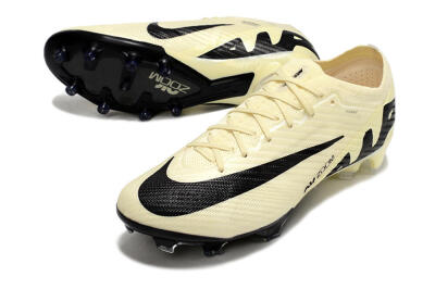 Nike Air Zoom Mercurial Vapor 15 Elite FG Firm Ground Soccer Cleats - Beige/Black