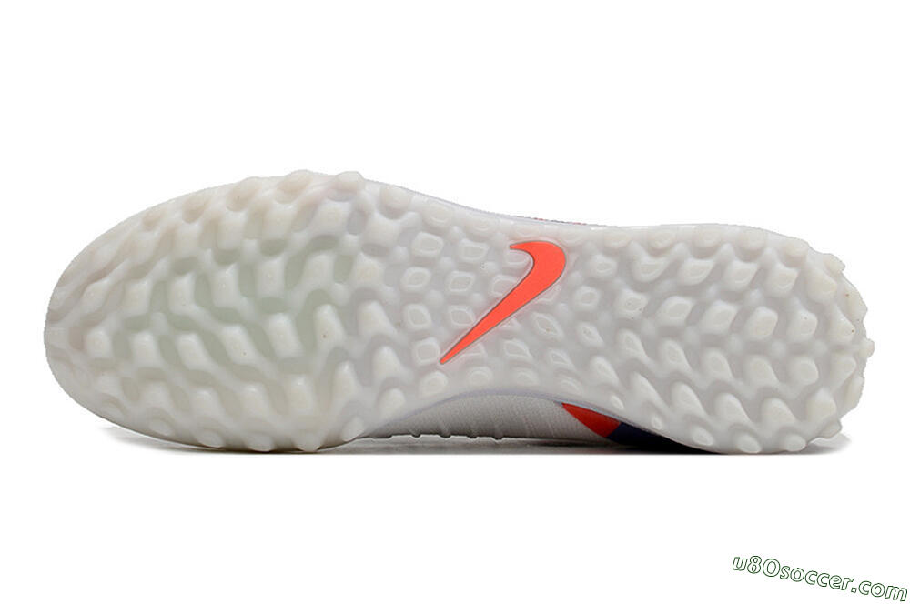 Nike Phantom Luna Elite NU TF Artificial Turf Soccer Shoes - White/Red/Yellow/Blue 7