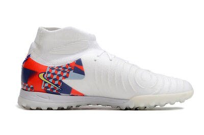 Nike Phantom Luna Elite NU TF Artificial Turf Soccer Shoes - White/Red/Yellow/Blue