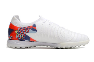Nike Phantom Luna Elite NU TF Artificial Turf Soccer Shoes - White/Red/Yellow/Blue