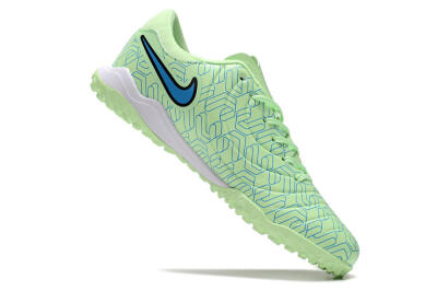 Nike Tiempo Legend 10 Pro TF Artificial Turf Soccer Shoes - Green/Blue/White