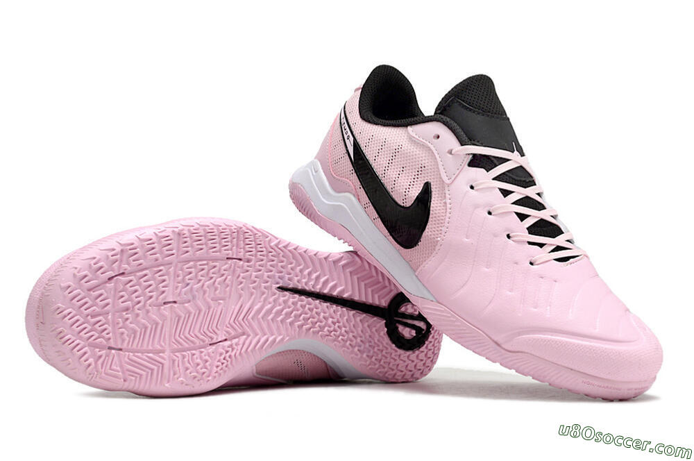 Nike Tiempo Legend 10 Pro IC Indoor & Futsal Soccer Shoes - Pink/Black/White 0