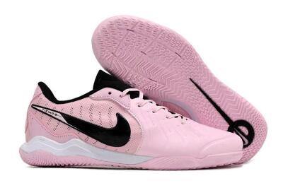 Nike Tiempo Legend 10 Pro IC Indoor & Futsal Soccer Shoes - Pink/Black/White