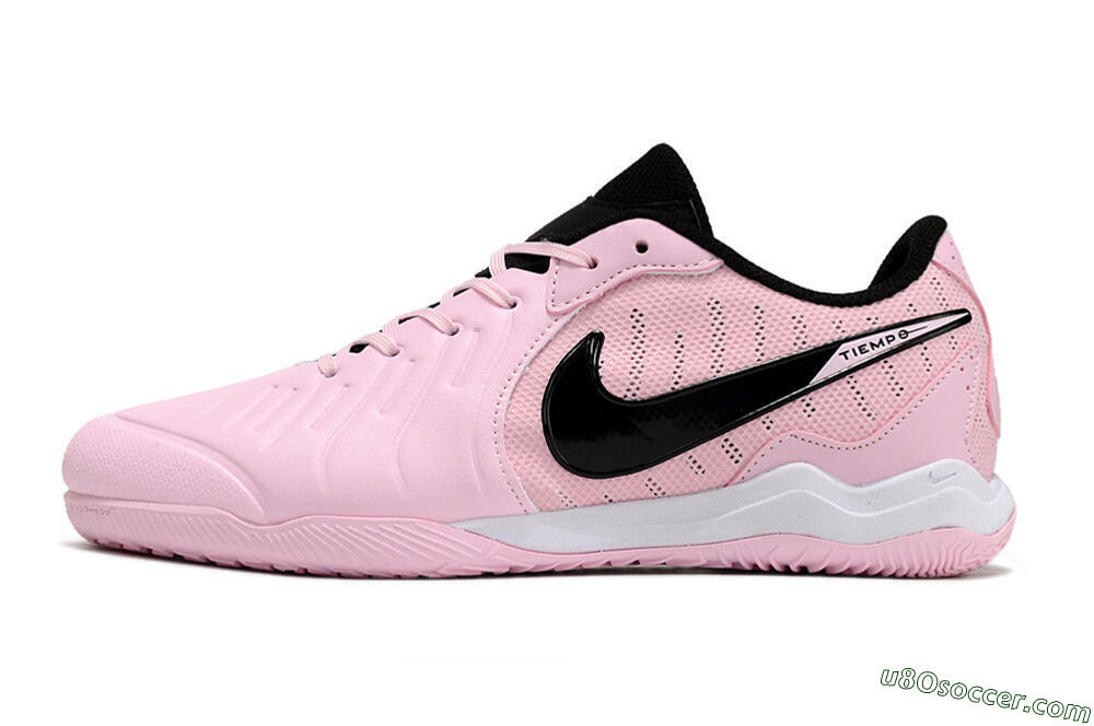 Nike Tiempo Legend 10 Pro IC Indoor & Futsal Soccer Shoes - Pink/Black/White 2