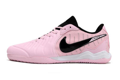 Nike Tiempo Legend 10 Pro IC Indoor & Futsal Soccer Shoes - Pink/Black/White