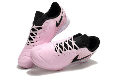 Nike Tiempo Legend 10 Pro IC Indoor & Futsal Soccer Shoes - Pink/Black/White