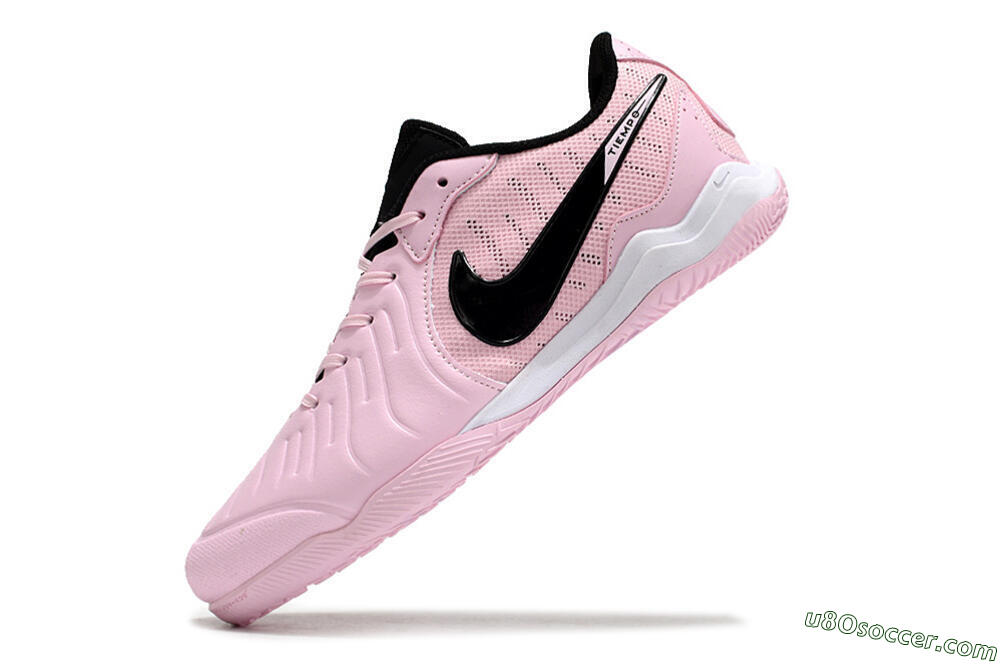 Nike Tiempo Legend 10 Pro IC Indoor & Futsal Soccer Shoes - Pink/Black/White 5