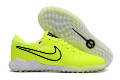 Nike Tiempo Legend 10 Pro TF Artificial Turf Soccer Shoes - Yellow/Black/White